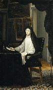 unknow artist Portrait of Queen Mariana de Austria as a Widow Sweden oil painting artist